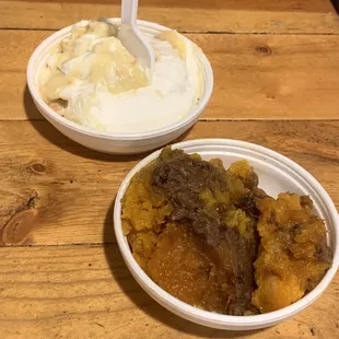 Banana pudding and sweet potatoes casserole