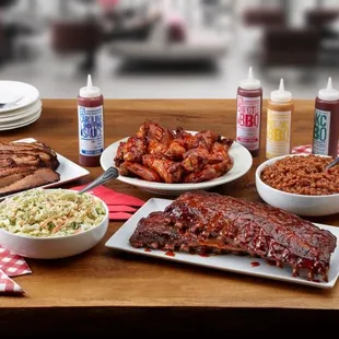 ribs, food, bbq ribs