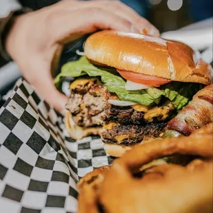burgers, food
