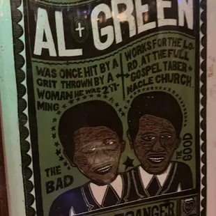a poster of al green