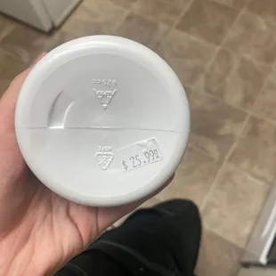 Charged me $40 and made me think I was getting a deal for a $25 bottle of POWDER.