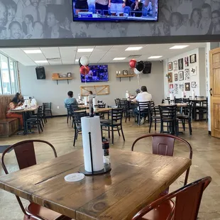 More space to see for dining