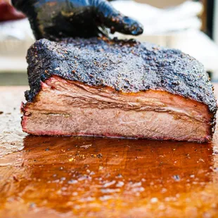smokey jones bbq on a cutting board