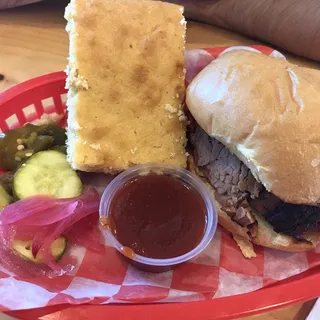 Brisket Sandwich Combo Meal