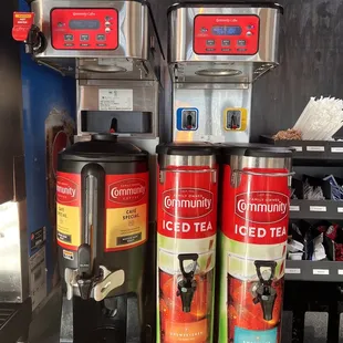 Coffee and Iced Tea