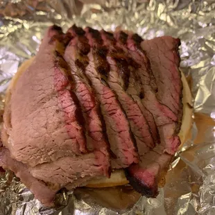 Chopped Brisket Sandwich