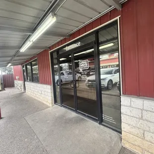 outside