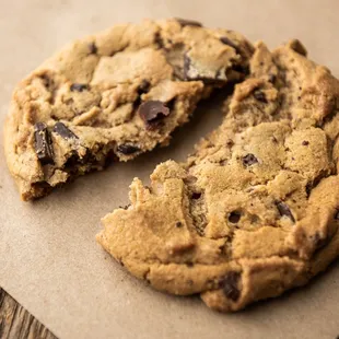 a chocolate chip cookie