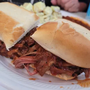 Barbeque Brisket Sandwich