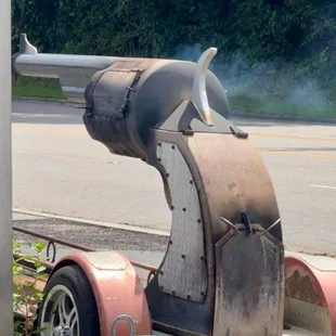 BBQ smoking gun smoker