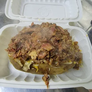 Brisket loaded potato