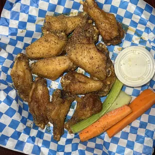 Lemon peppered wings