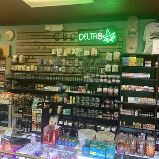 CBD and all Delta 8 products available