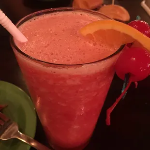 A Hurricane, yummy on the hot day!