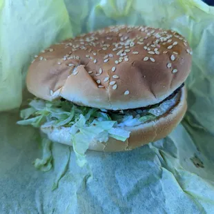 Hamburger with everything. It may not be pretty, but it&apos;s GORGEOUS to the taste-buds.