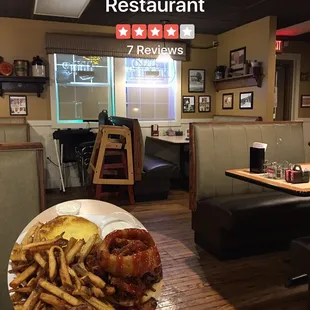 Front dining area