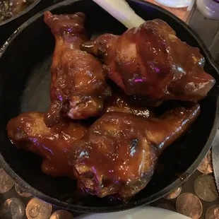 BBQ smoked wings great sauce