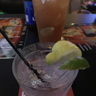 Red Beer &amp; Vodka with Club Soda