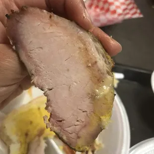 It was so dry, with a weird white sticky substance around it