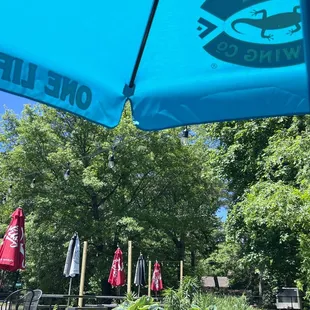 Outdoor seating areas