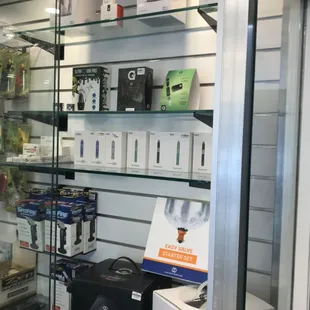 Dab rigs, Puffco, oil pens and vaporizers.  Always expanding the lines and bringing in whats fresh!