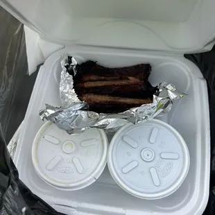 6 rib dinner to go