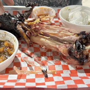 Aftermath of the smoked turkey leg