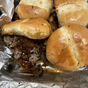 Brisket sliders