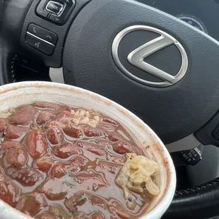 Had to try immediately!!!! Red beans and riceeee