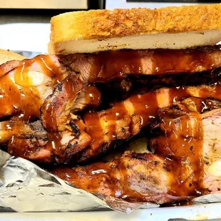 Richie Rich Ribs, our famous Rib sandwich!