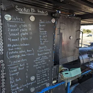 The normal menu when they open at 3:00. Get there fast there fast, they run out because it's so good!