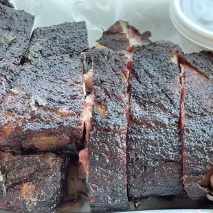 Rib tips - one pound.