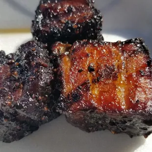 Pork belly burnt ends.