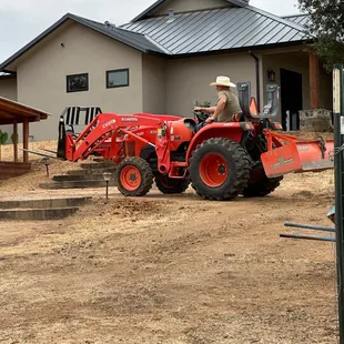 Wine maker Mitch working while everyone is enjoying premium wine and wine slushies
