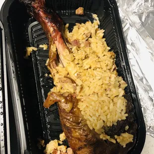 Turkey Leg... Portion was huge