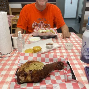 Nachos Brisket Turkey Leg Stuff Dirty Rice