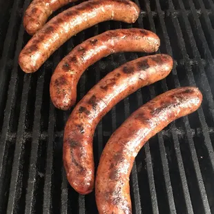 Smokin' Bones (House made) Hot Links