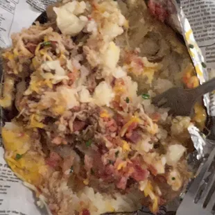 Loaded baked potato
