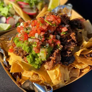 nachos, food