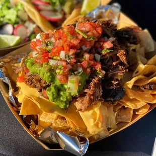 nachos, food
