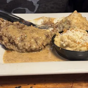 Chicken fried steak.  Was terrible!