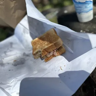 Chopped pork  Smokin&apos; D&apos;s Sandwich - so good