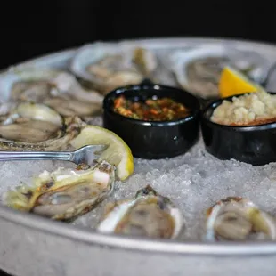 oysters and mussels, oysters, food, shellfish, mussels