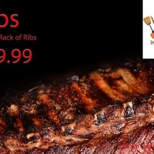 Home of the $19.99 Smoke Rack of Ribs.