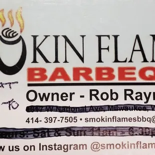 a sign for a barbecue restaurant