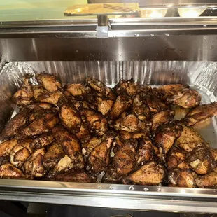 chicken wings and fried chicken