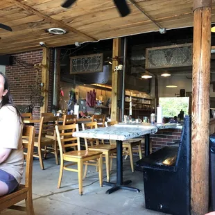  man sitting at a table