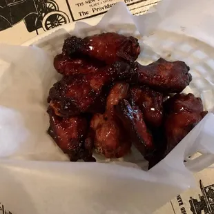 BBQ chicken wings