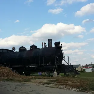 The smoker at Smoking Jim&apos;s BBQ