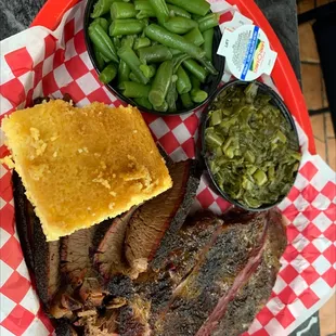 Ribs and brisket combo